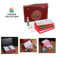 X-Large Chinese Mahjong Set with 146 Melamine Tiles & Travel Case - Pro Edition