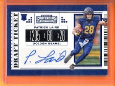 Patrick Laird Rookie Auto 2019 Panini Contenders Draft Picks Collegiate #296