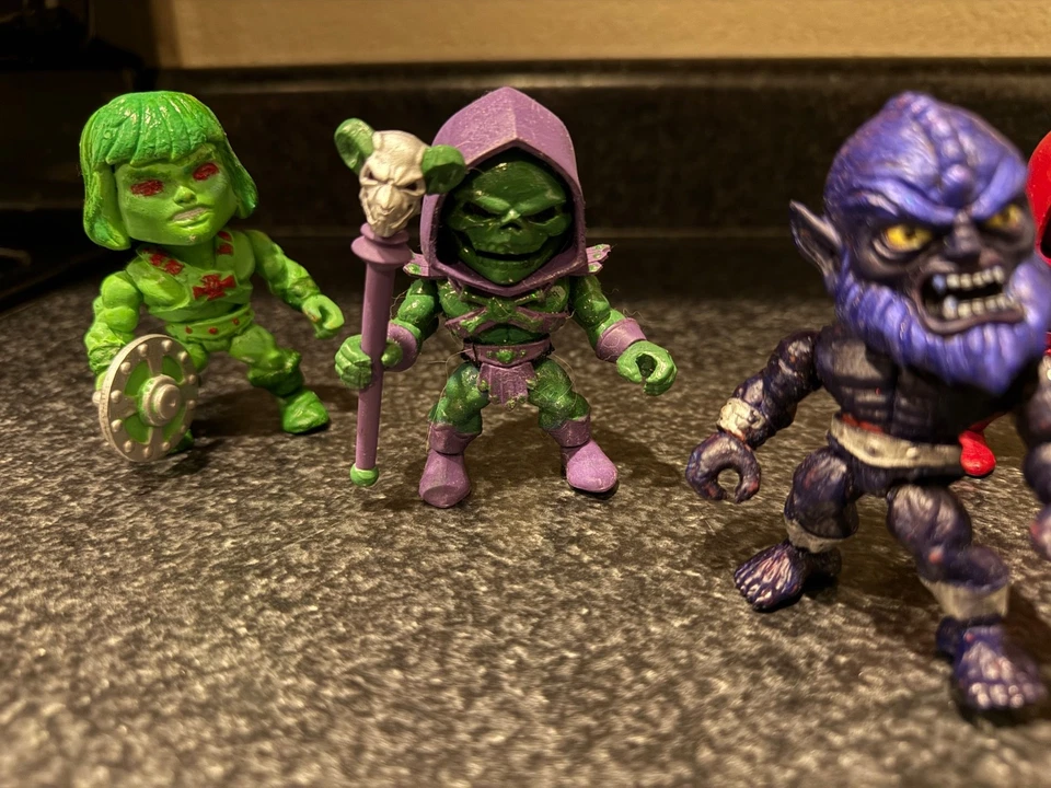 The Loyal Subjects 5 Customs Skeletor, He-Man Figura Personalizada Motu Foto 3 de 4