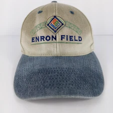 Distressed Vintage Enron Field Hat MLB Houston Astros Cap Petroliana Scandal