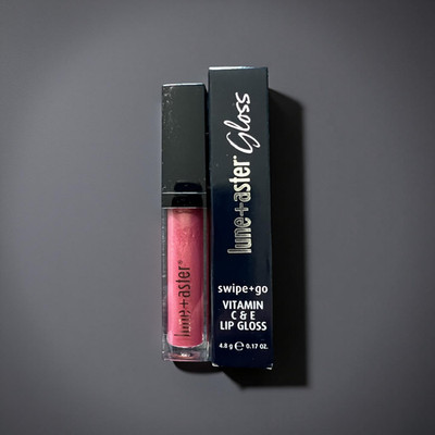 Lune+Aster Vitamin C+E Lip Gloss   Visionary Shade, Vegan & Moisturizing