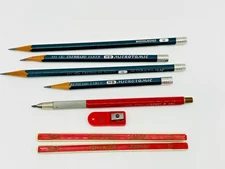 Vtg Frederick Post 2811 Pencil, Koh-i-noor Lead, Sharpener, Eberhard Pencils