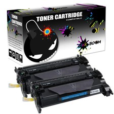 2 Black Toner Cartridges replace for HP CF226A 26A LaserJet Pro M402n M426fdn