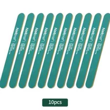 New 10PCS Nail Files 100/180 Grit Grinding Manicure Home Nail Buffers for DIY