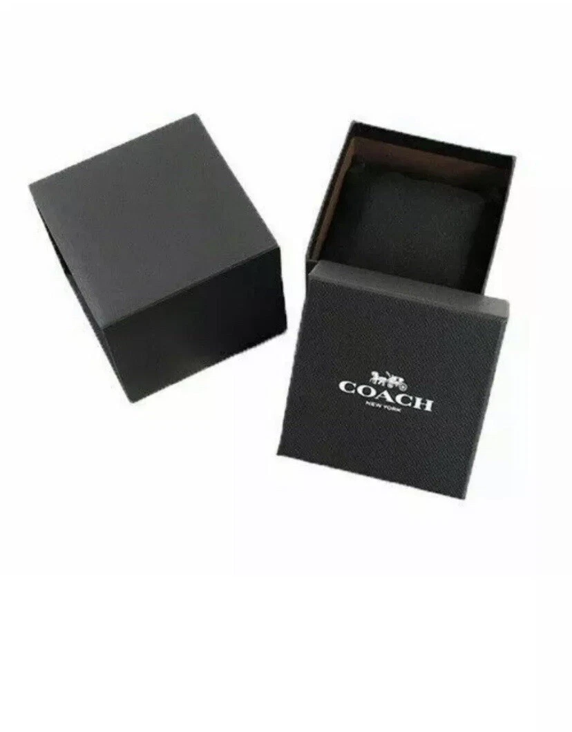 Nuovissimo orologio Coach Boyfriend donna cinturino pelle marrone quadrante oro 14503150