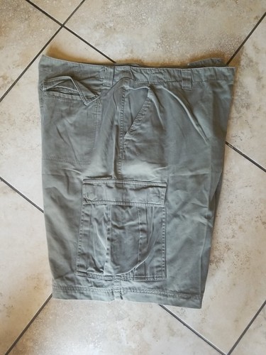 Club Room by Charter Club Shorts Men's Khaki Gray Cargo Cotton Size 44 - Picture 9 of 11
