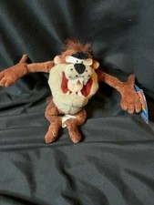 Warner Bros Looney Toons Tazmanian Devil Plush Nanco 2002 Small