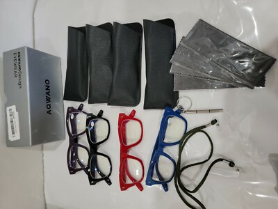 4pk AQWANO COMPUTER READING Gl...Design eyewear.(+2.50)New