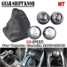 5/6 Speed Gear Shift Knob Shifter For Toyota Corolla 2007 2008 2009 2010-2013