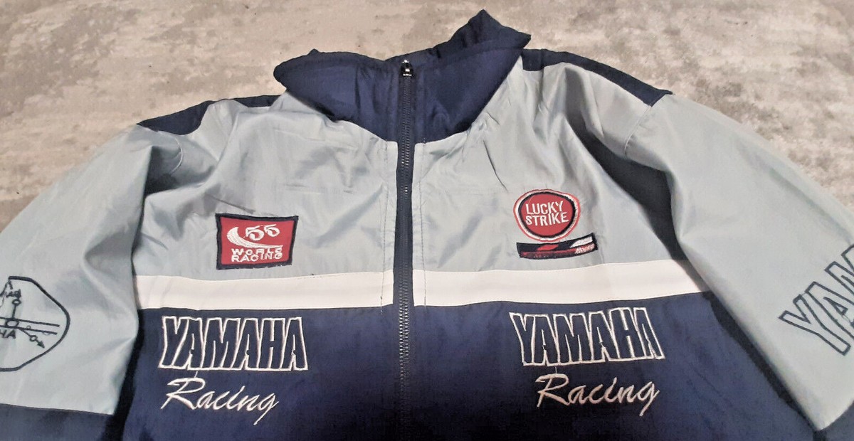 Lucky Strike Yamaha Racing Sports Jacket Windbreaker S-M | eBay