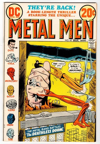 DC - METAL MEN #42 - Sehr guter Erhaltungszustand März 1973 Vintage Comic - Bild 1 von 2