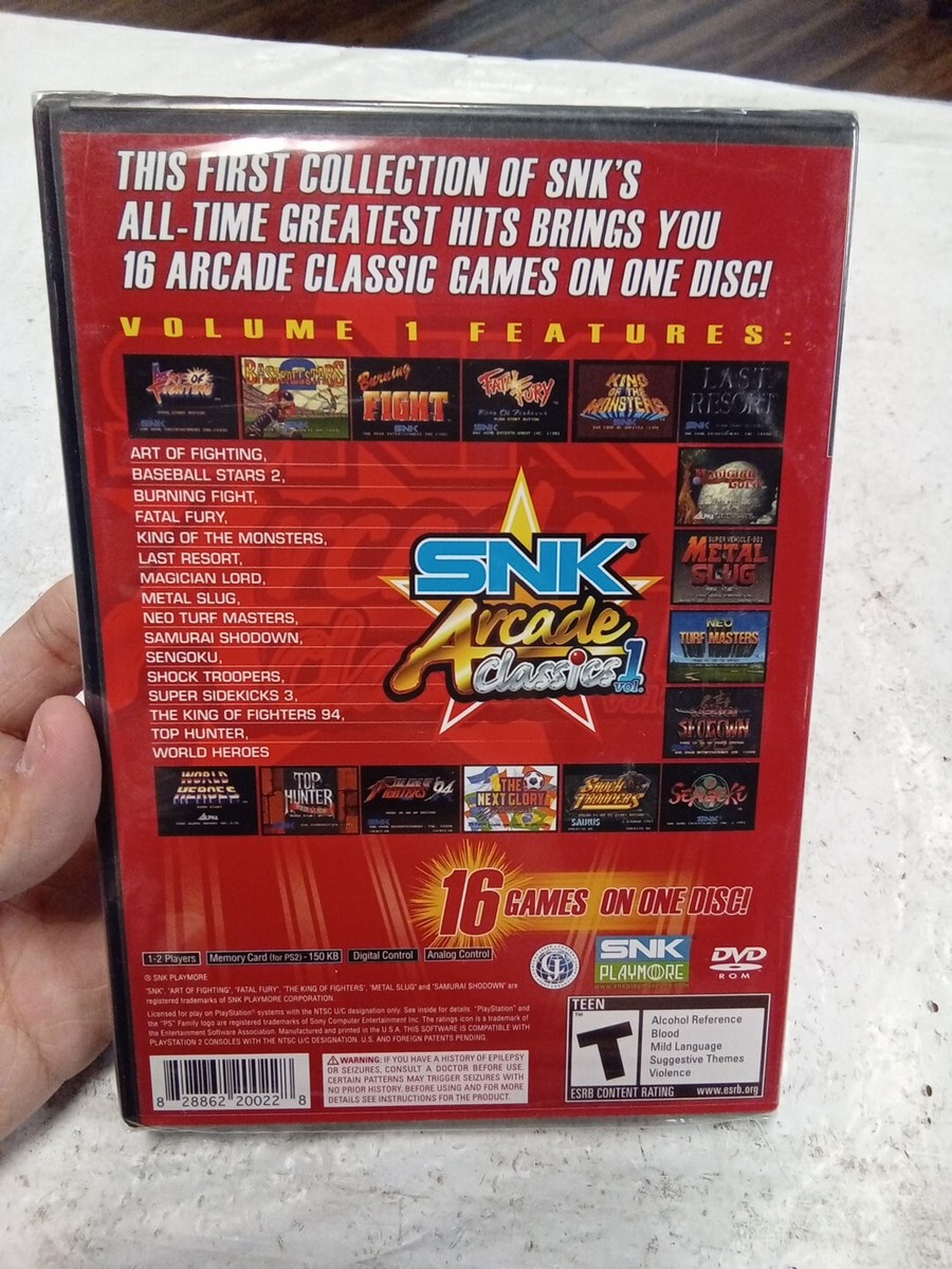 BRAND NEW SEALED) SNK Arcade Classics, Vol. 1 (Sony BRAND NEW SEALED) SNK Arcade Classics, Vol. 1 (Sony