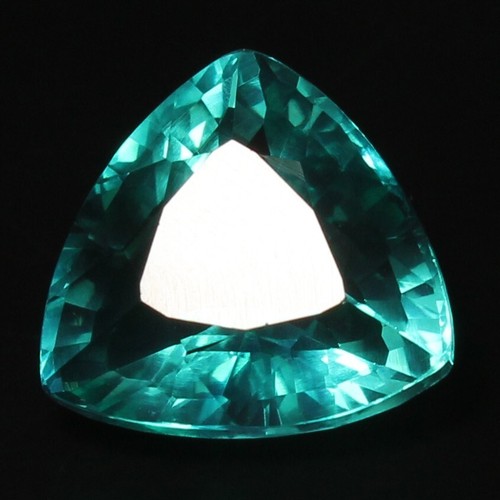 Natürlicher 7,25 ct zertifizierter neonblauer Kupfer tragender Paraiba Billion Edelstein - Bild 3 von 6