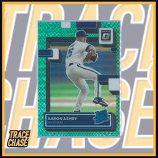 2022 Panini Donruss Optic Baseball Aaron Ashby Rated Rookie Green Dragon 25/99