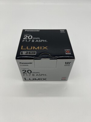 Panasonic LUMIX G 20mm F1.7 II ASPH. for Micro Four Thirds H-H020A