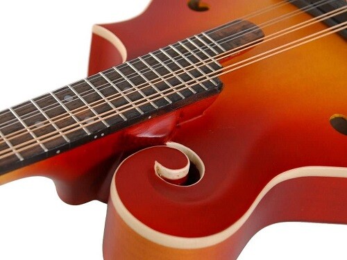 Ozark Mandolin F Model Cherry Sunburst inc bag - 第 1/5 張圖片