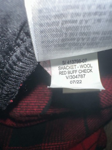 Old Navy Shacket Womens M Red Plaid Button Flannel Heavy Outdoor Knit Camping - Picture 10 of 10