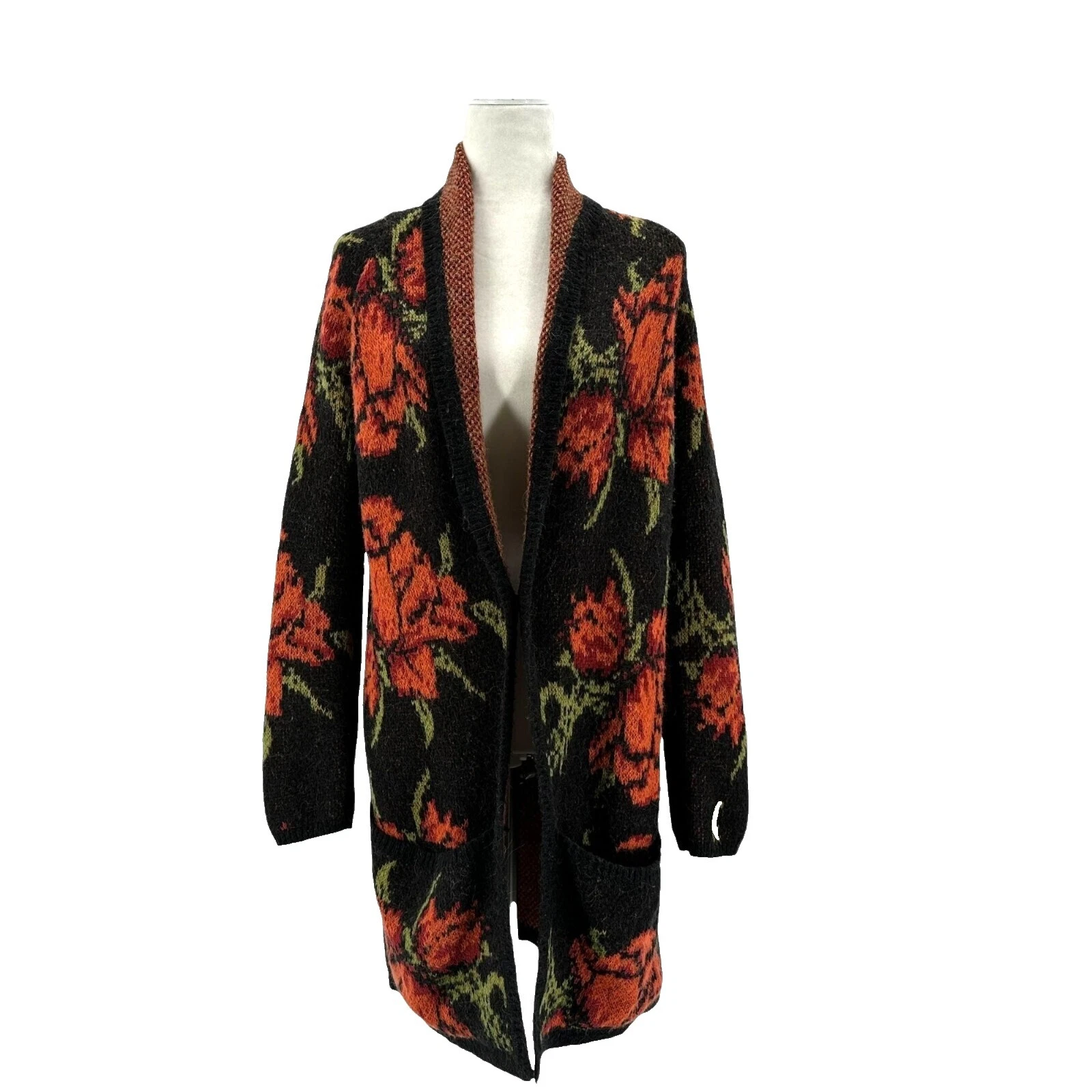 Suéteres florales cárdigan acrílico Free People para mujer