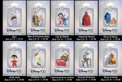 Disney DEC Celebrating 100 Years Anniversary Pin Set #7 LE 400 10