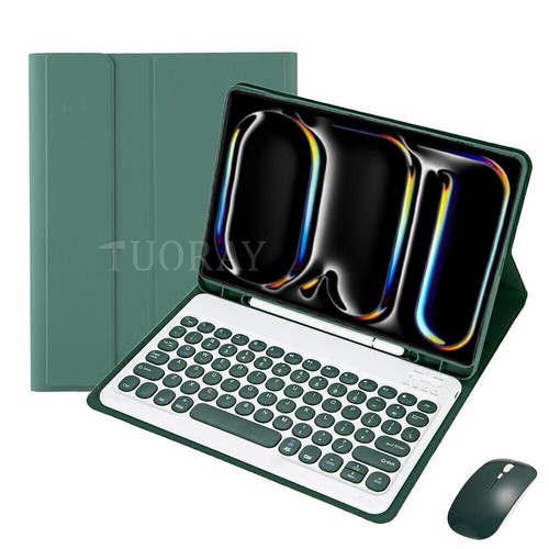 Bluetooth Keyboard Case Mouse For iPad 10th/9/8/7/6/5 Gen Air 6/5/4/3 Pro 11 M2 - Picture 38 of 61