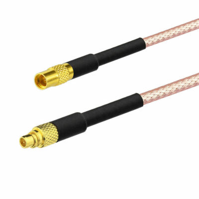 Eightwood MMCX Buchse Straight to MMCX Stecker RG316 Verlängerung Kabel 15cm