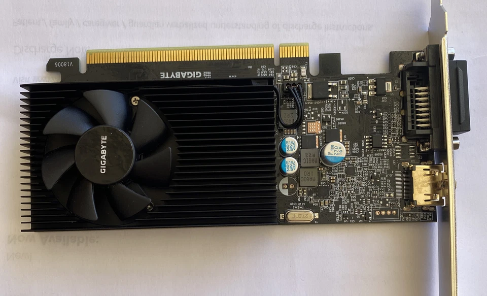 IBM Nvidia GeForce 9400GT 512MB DDR VGA / HDMI / DVI Video card Graphic - Image 4 of 4