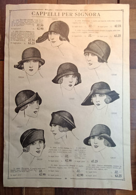 Damenhüte - Mailand 1924 Katalog Nr. 79