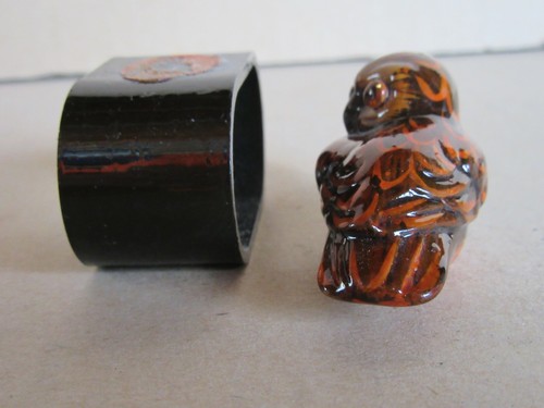 Owl Ceramic On Its Base To Reattach L 53 Mm - Picture 2 of 6