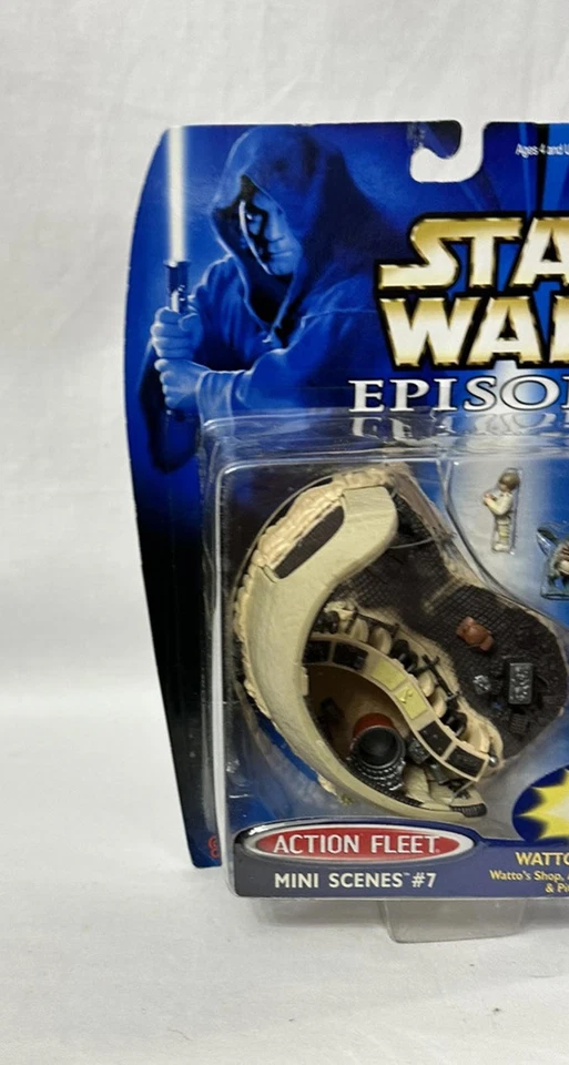 NUEVO Juego de figuras Wattos Deal Star Wars Episodio 1 flota de acción mini escenas #7 1999 Foto 3 de 4