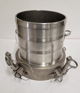 PT COUPLING 8" STAINLESS STEEL CAM AND GROOVE COUPLER.