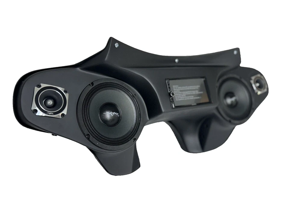 Динамик Harley Davidson Road King Skar Audio 8 дюймов с обтекателем Tweeter Batwing - Изображение 2 из 4