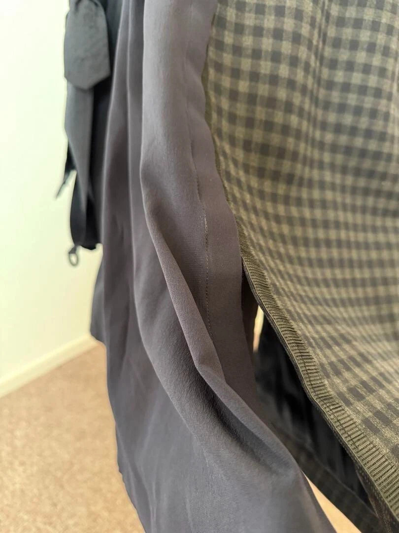 Abito Maison Margiela Galliano epoca docking seta navy taglia small usa dalppone