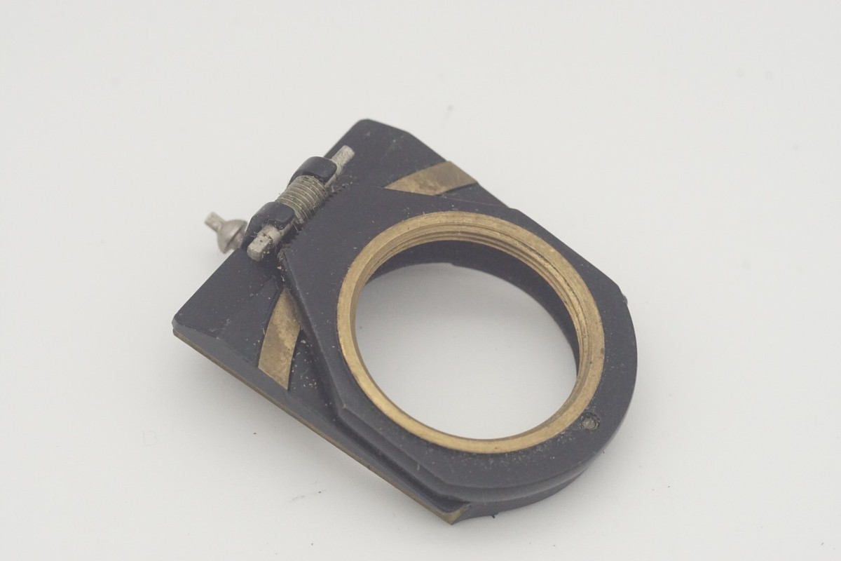 Zeiss Aus Jena Microscope Objective Lens Centering Mount Pol NF