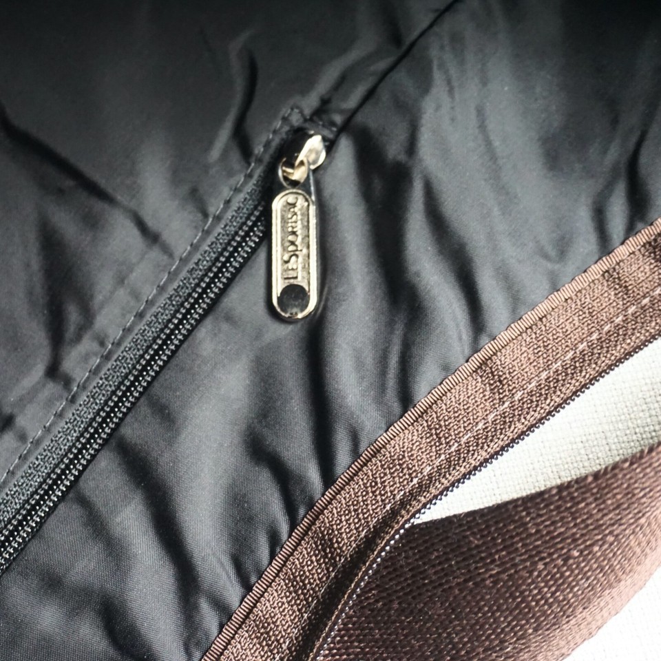 LeSportSac Crossbody Shoulder Large Hobo Tote Bag Diagonal Stripes eBay