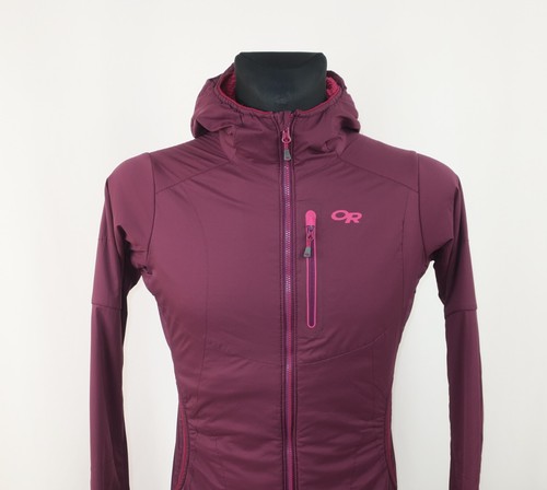 GIACCA MICROLIGHT OUTDOOR RESEARCH POLARTEC PERTEX CON CAPPUCCIO ASCENDENTE taglia S - Foto 2 di 12