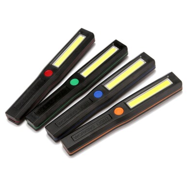 Rechargeable COB+LED Hand Torch Lamp Magnetic Inspection Work Light Flexible