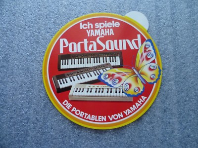 Stickers - Yamaha Porta Sound Keyboard - 80s