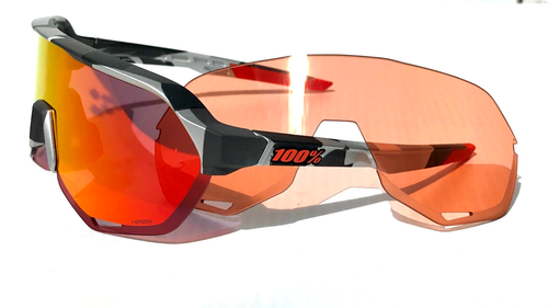 100% Percent S2 Soft Tact Grey Camo HiPER Red Mirror Lens Sunglass 60006-00008 - Picture 2 of 14