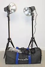 Interfit EXD200 Monolight Home Studio Strobe Light Kit (1 Works/1 Parts)