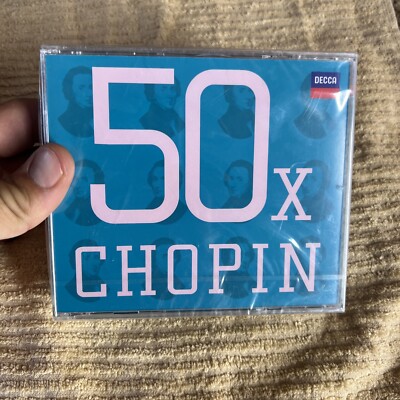 Various Artists : 50 X Chopin [3 CD] CD Decca Classical Music Brand New Sealed