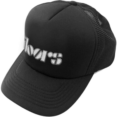 The Doors: Logo Mesh Trucker Hat (Officially Licensed Merchandise) 70's Rock