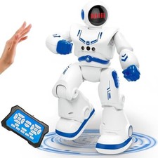Giocattolo Interattivo Bambini Robot Telecomandato Intelligente a Batteria LED