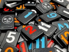 Rummikub Onyx Black Tiles Racks + Individual Replacement Game Pieces UPick NEW!
