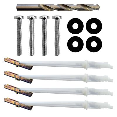 Steel Stud Tv Mounting Kit For Tilt & Low Profile Tv Mounts Includes 4 Snaptoggl