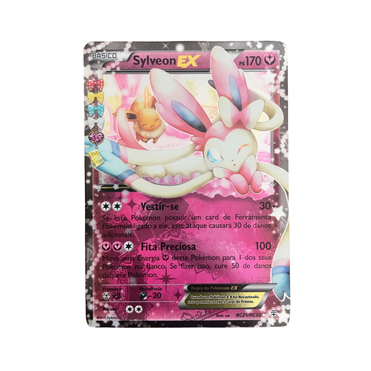 Card Pokémon Portuguese - Sylveon EX RC21/RC32 Generations Ultra