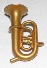25972, 1x Tuba, Musikinstrumt, gold (Set 5300, 5305)