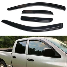 For 02-09 Dodge Ram Quad Cab 1500 2500 3500 Window Visor Vent  Sun Rain Guard