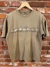 Newport Blue Beach Side M Classic Car Graphic "The Legends Still Ride" T Shirt