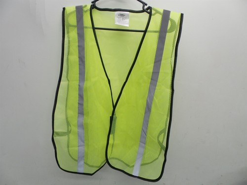 Condor 4CWE4B XL-3XL High Visibility Mesh Vest Lime Yellow/Green Reflective NEW