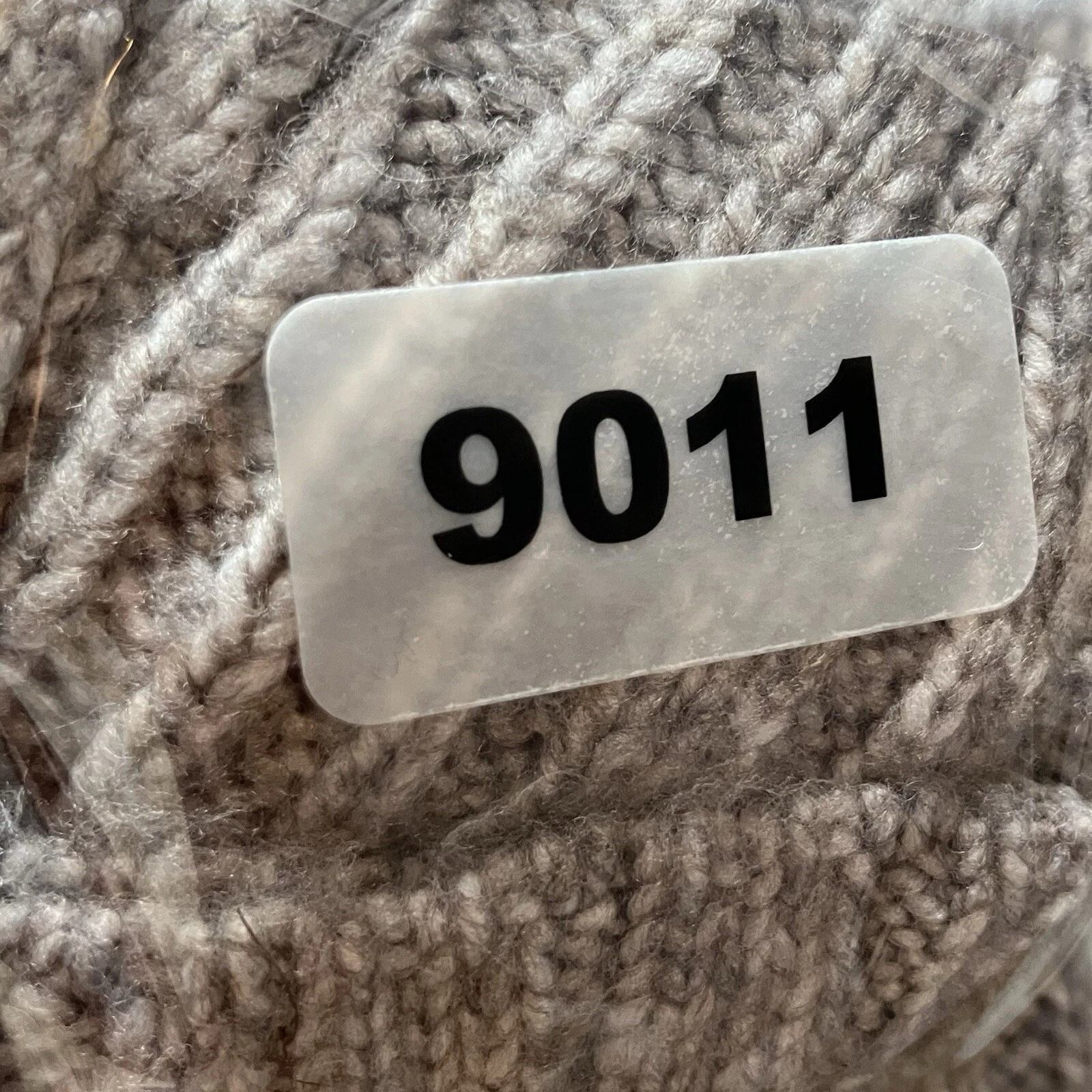 VETEMENTS Rachel Zoe maglione abito donna grigio medio cravatta vita testurizzato manica lunga